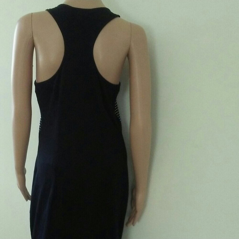 Jennifer Lopez Black Sparkle Mini Dress - Picture 12 of 13